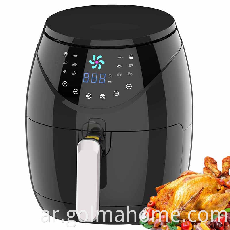 Anbolife new air fryer digital control multi-function super-heated air heats manual digital control oil free air fryers